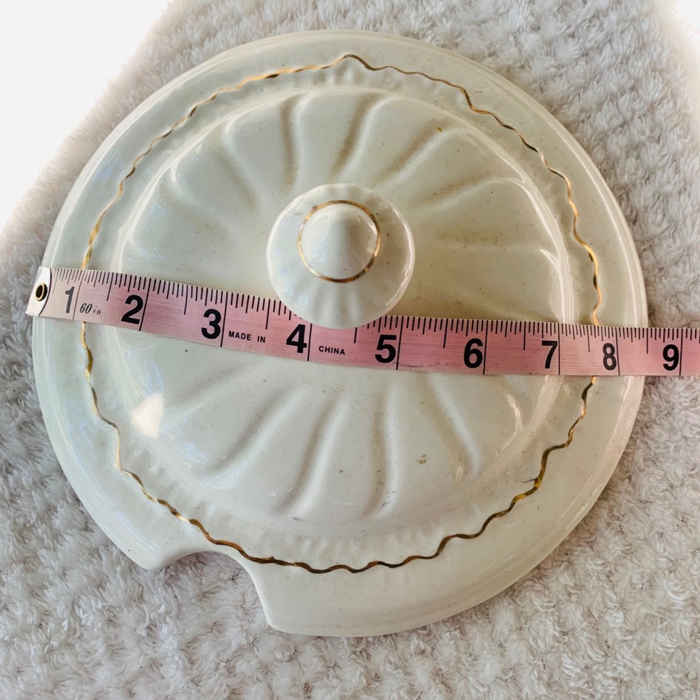 Vintage 1940s soup tureen serving dish with lid - Picture 12 of 12